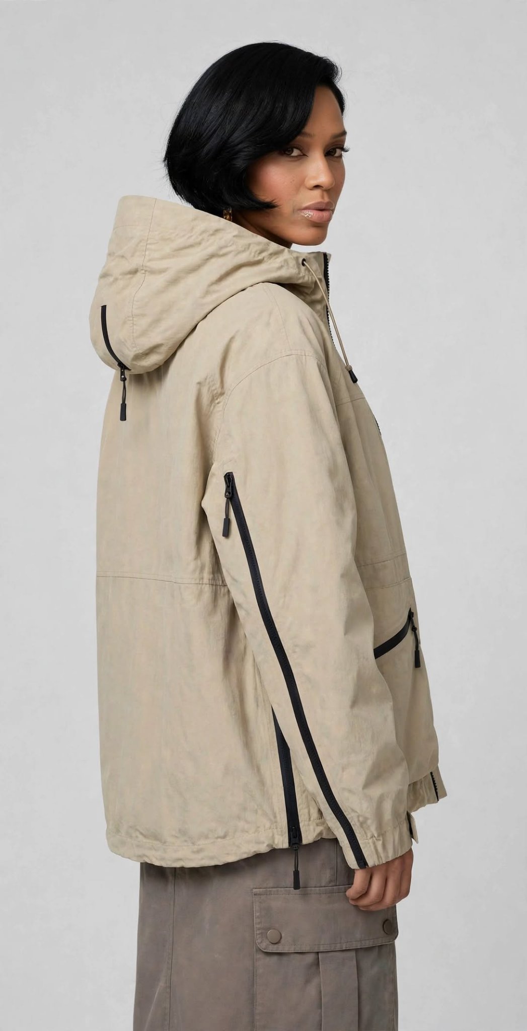 Tonal Series — same model and garment, three-quarter back pose
